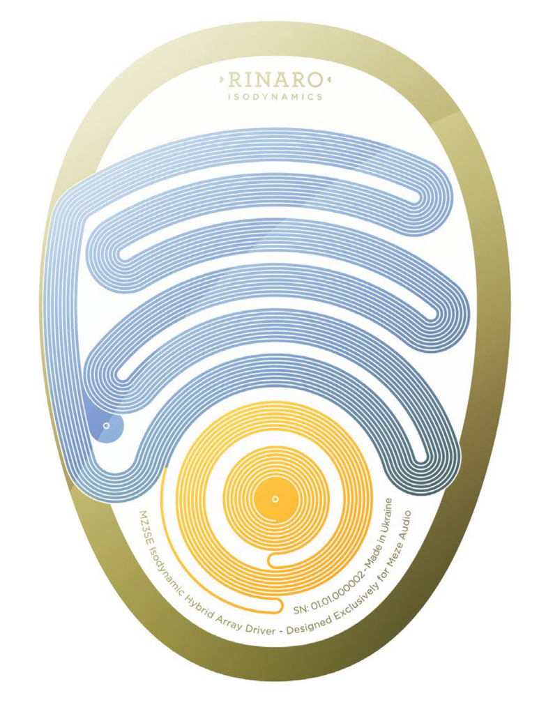 Meze Audio Elite isodynamic hybrid array driver with switchback and spiral coils